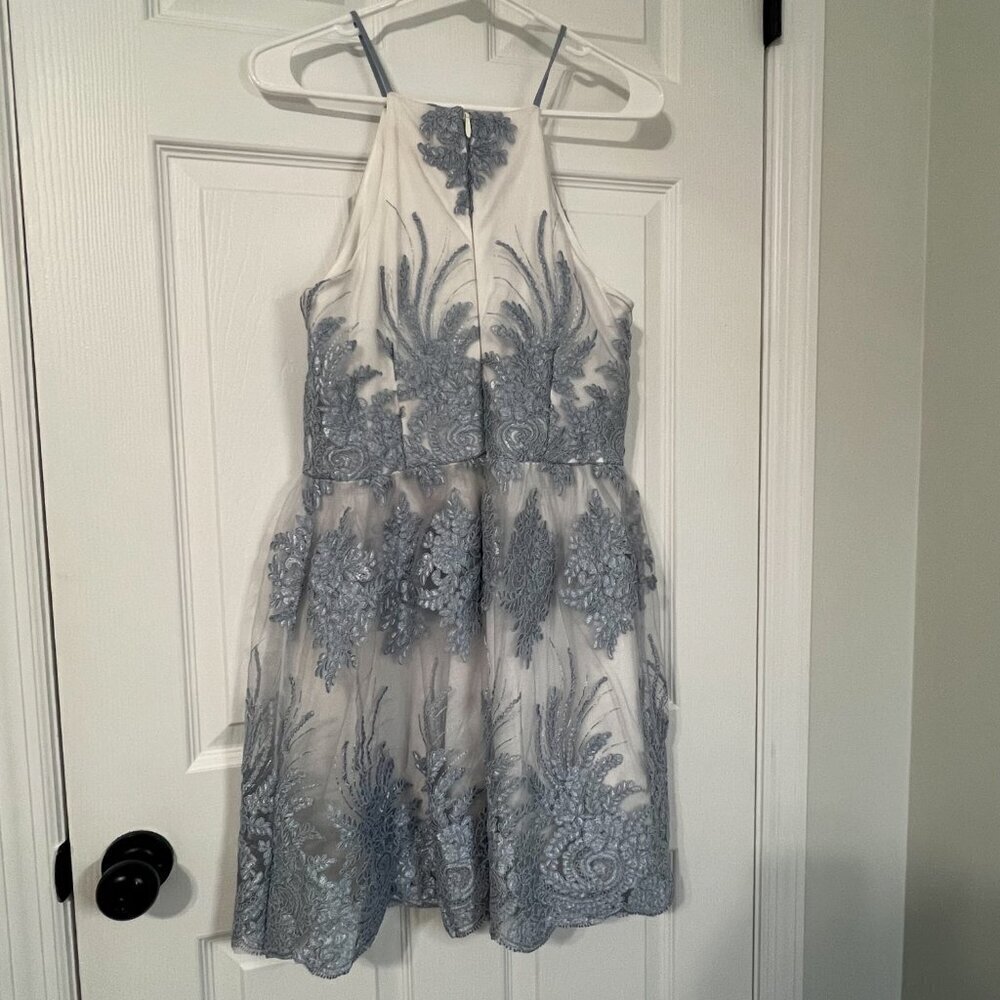 Altar'd State Blue Lace Formal Dress Size M - Picture 5 of 8